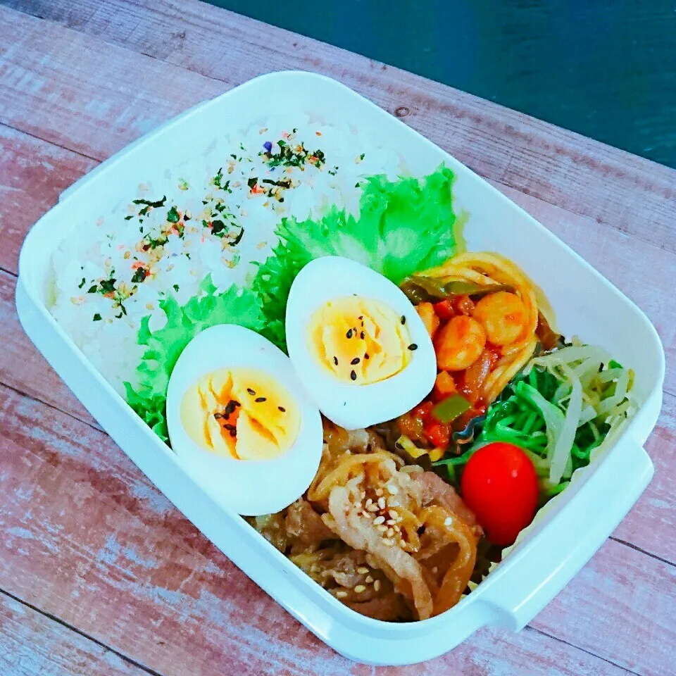 Snapdishの料理写真:9月26日 息子弁当|bobbinさん