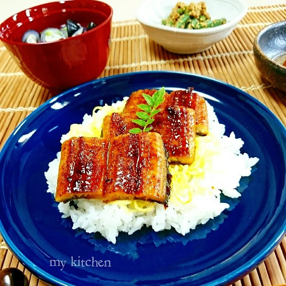 土用の丑の日！うなぎ丼と蜆のお吸い物|Kaorinboさん