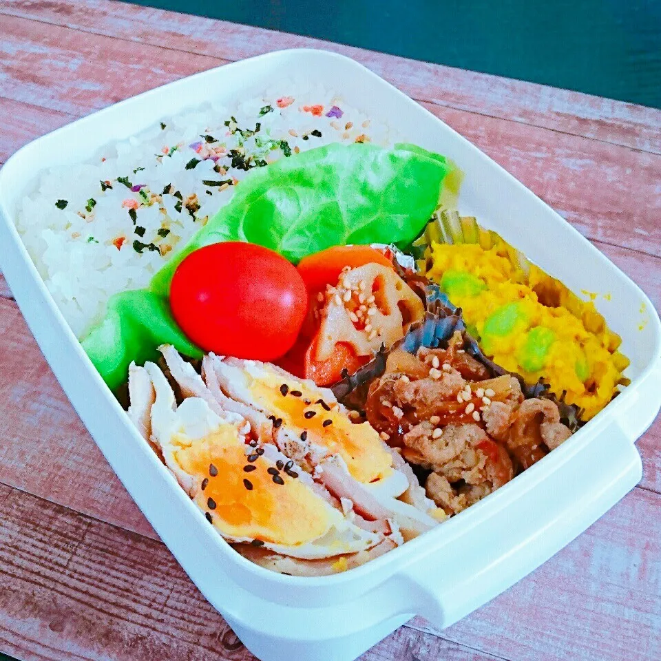 Snapdishの料理写真:9月3日 息子弁当|bobbinさん