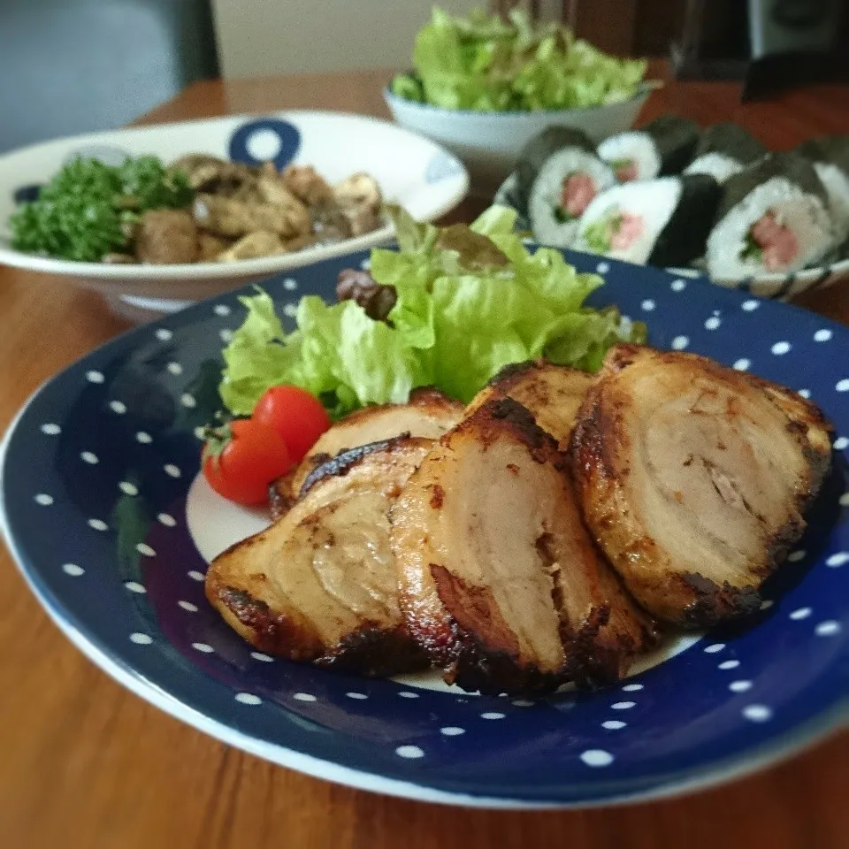 チャーシューにんにくダレ焼き|まりおさん