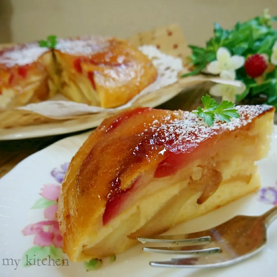 炊飯器で♪タルトタタン💞お祝いありがとう|Kaorinboさん