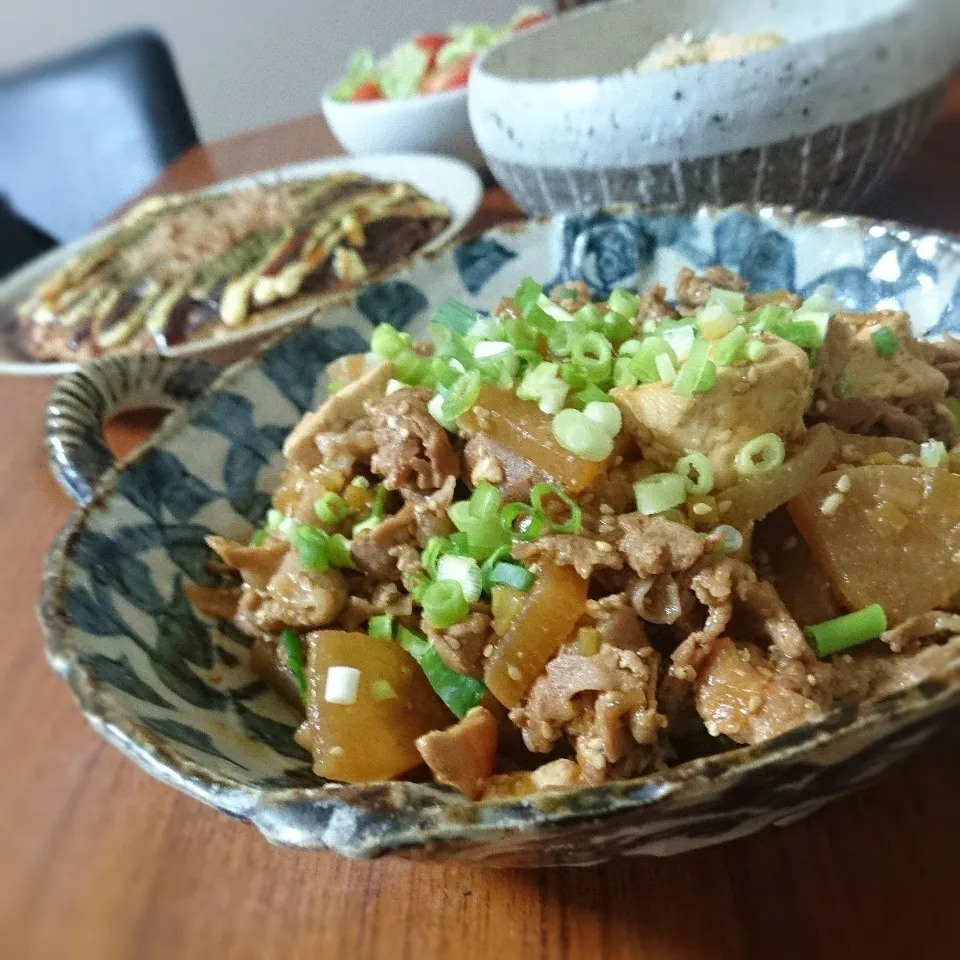 豚大根の甘辛煮|まりおさん