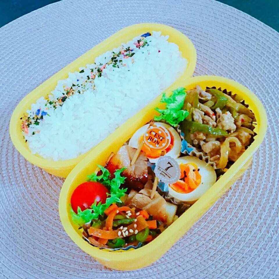 Snapdishの料理写真:6月19日 娘弁当|bobbinさん