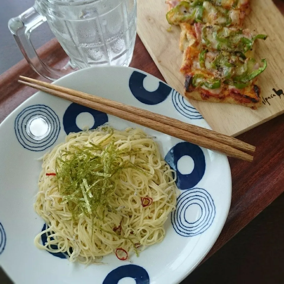 しらすペペロン海苔ゼロ麺|まりおさん