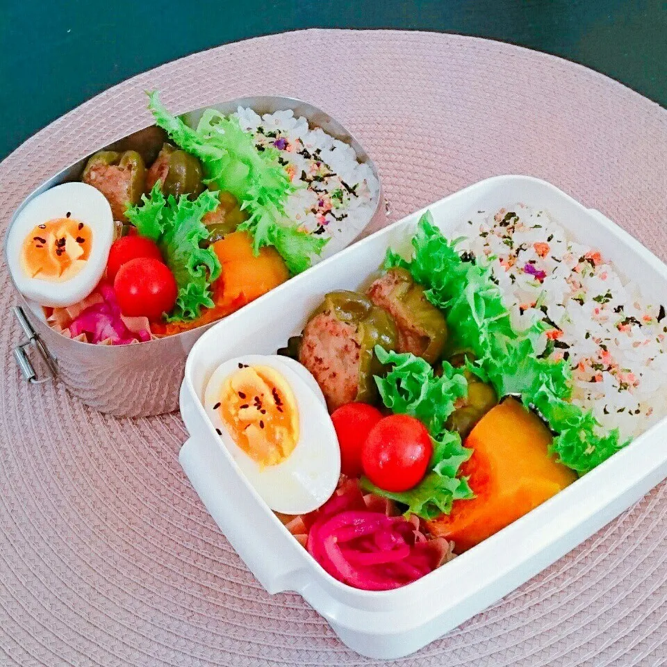 Snapdishの料理写真:6月5日 姉弟弁当|bobbinさん