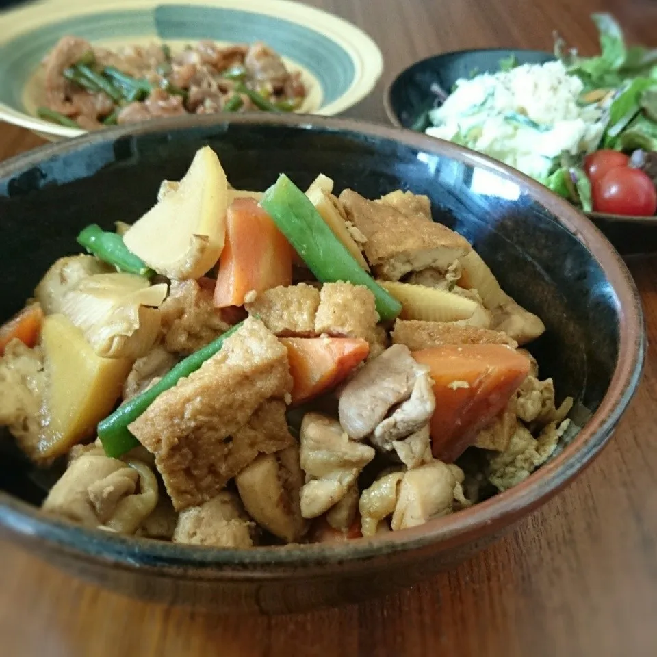 鶏と筍の肉じゃが風|まりおさん