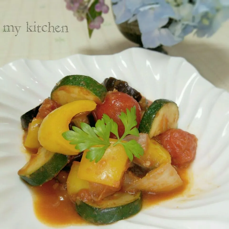 ラタトゥイユ♪茅乃舎の野菜だしを使って＊|Kaorinboさん
