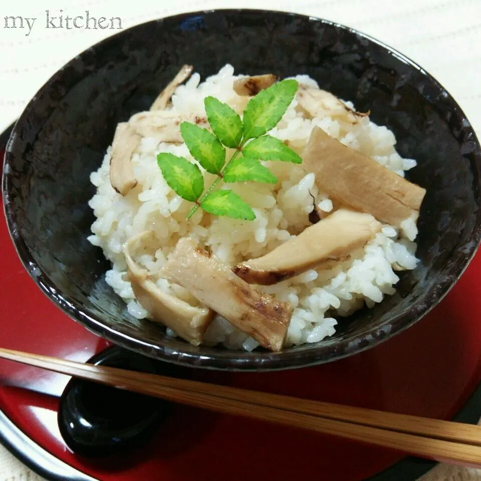 季節外れの松茸、早松の松茸ご飯|Kaorinboさん