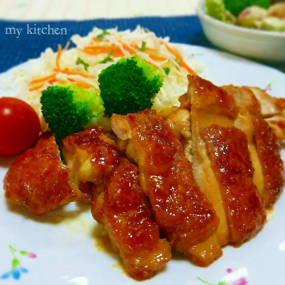 照り照り♪和風煮汁を絡めて鶏肉の照り焼き風旨煮|Kaorinboさん