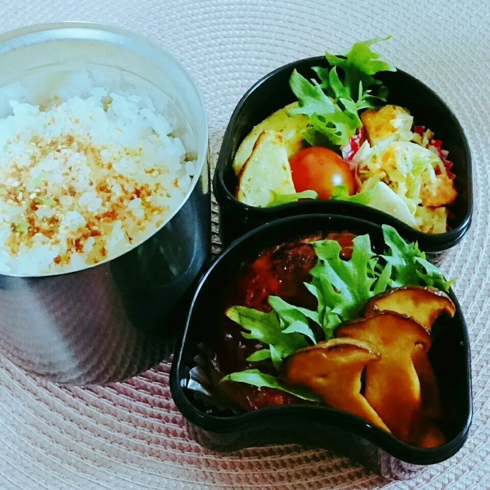 Snapdishの料理写真:1月22日 息子弁当|bobbinさん