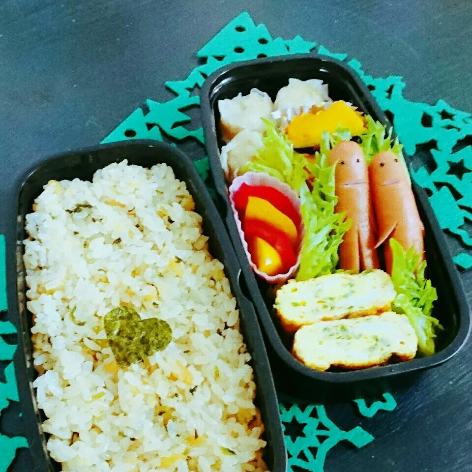 Snapdishの料理写真:12月23日 息子弁当|bobbinさん