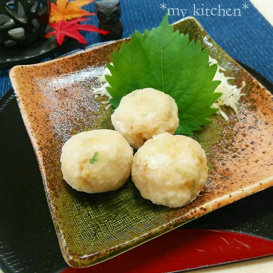 豆腐と鶏挽き肉ボールのふんわり竜田揚げ♪|Kaorinboさん