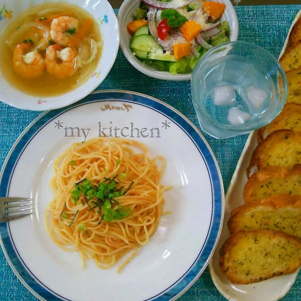 明太子スパゲティでお昼ごはん♪|Kaorinboさん