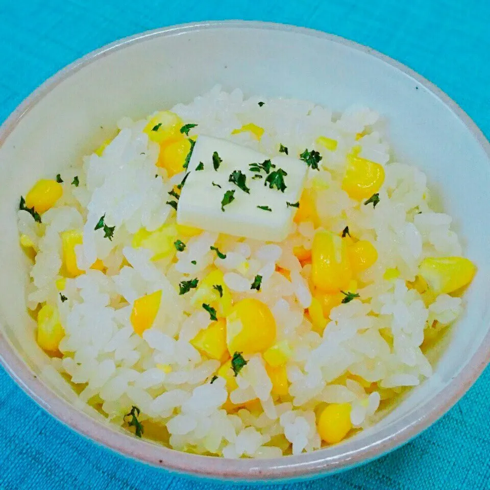 【飯研】真似っこ☆らぶママ☆さんの🌽とうもろこしご飯🌽|bobbinさん