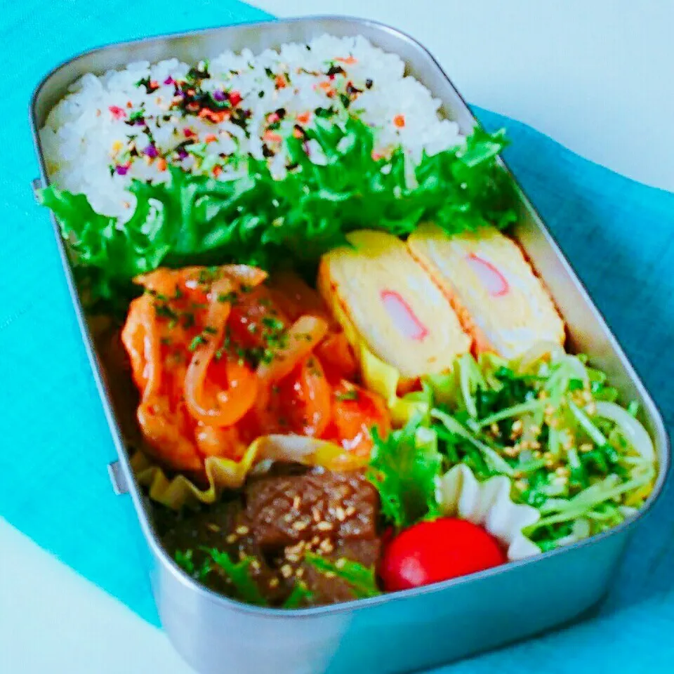 Snapdishの料理写真:6月27日 息子弁当|bobbinさん