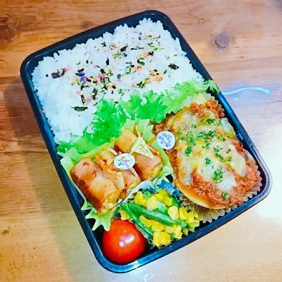 Snapdishの料理写真:4月25日 息子弁当|bobbinさん