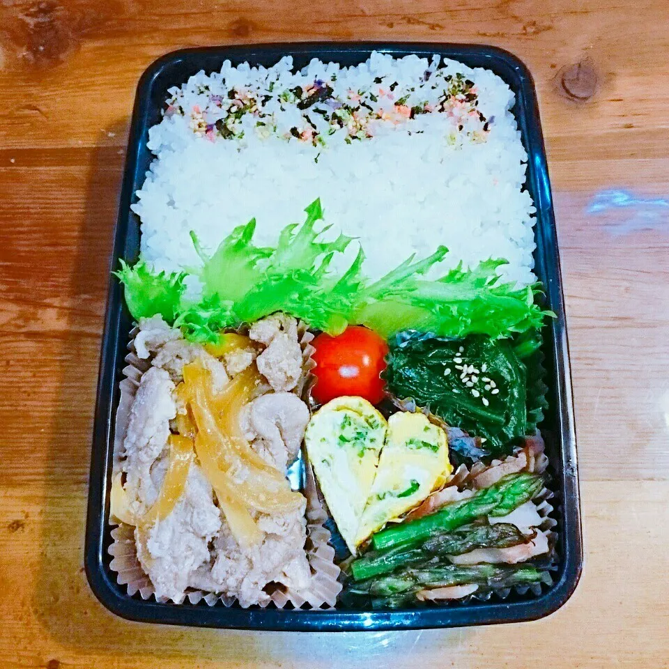 Snapdishの料理写真:4月20日 息子弁当|bobbinさん