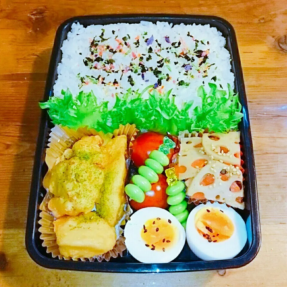 Snapdishの料理写真:4月18日 息子弁当|bobbinさん