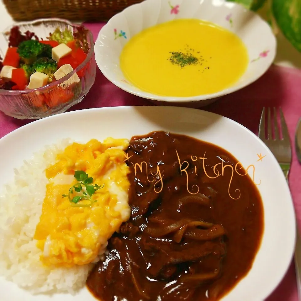 トマト缶で作るよ!! ハヤシライスのお夕飯♪|Kaorinboさん