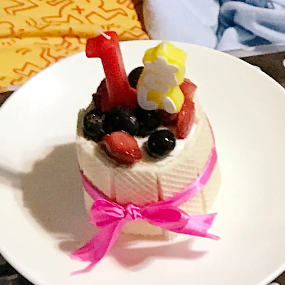 1歳誕生日ケーキ♪|このみんさん