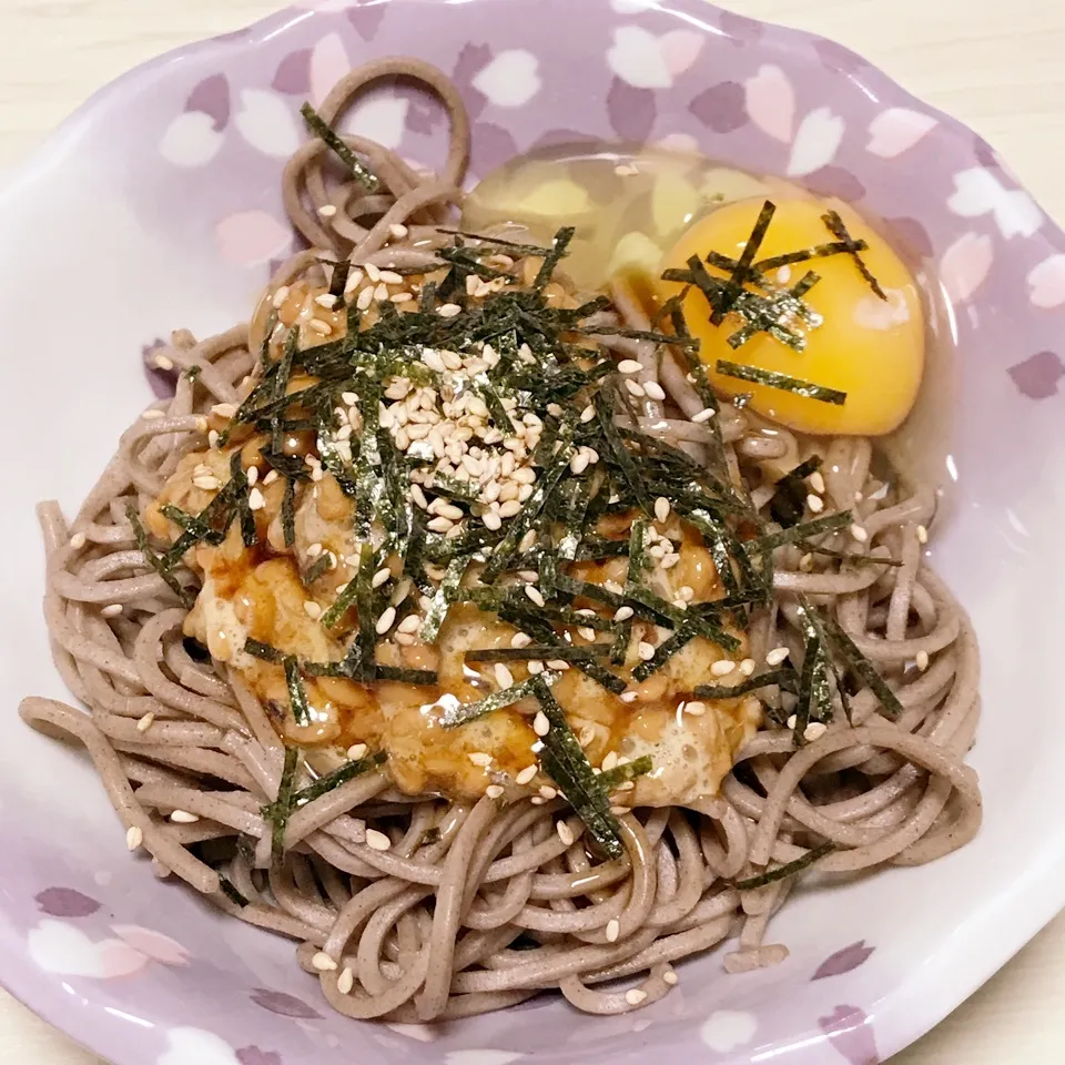 いつぞやの晩御飯♪納豆蕎麦|このみんさん