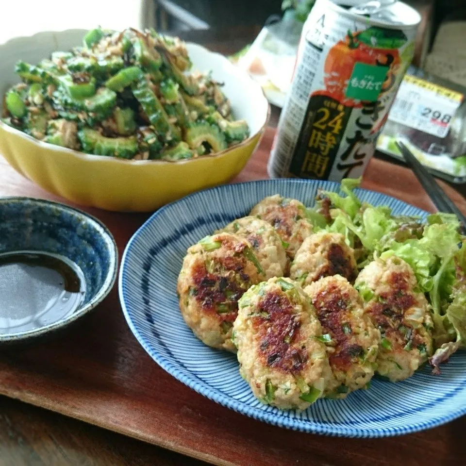 チーズ入り餃子つくね|まりおさん