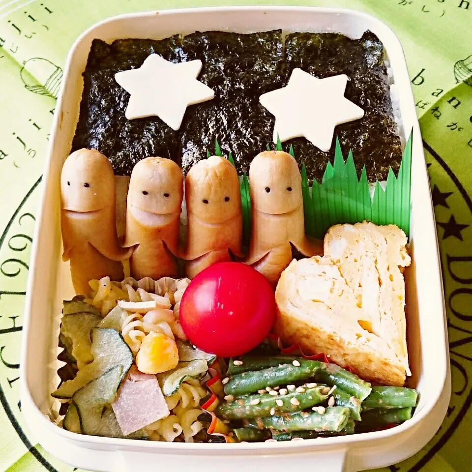 Snapdishの料理写真:11月11日 息子弁当|bobbinさん