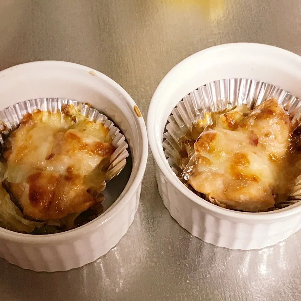 まねっこ★鮭の味噌マヨチーズ焼き(お弁当用)|このみんさん