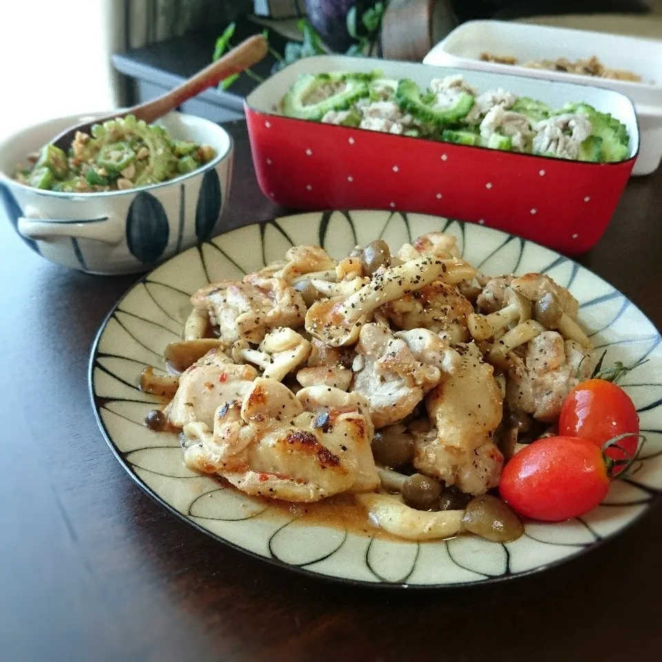 Snapdishの料理写真:祝600♡トマドレチキンソテー|まりおさん