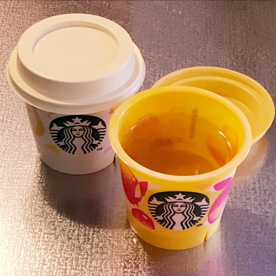 スタバのプリンカップでりんごゼリー♪|このみんさん