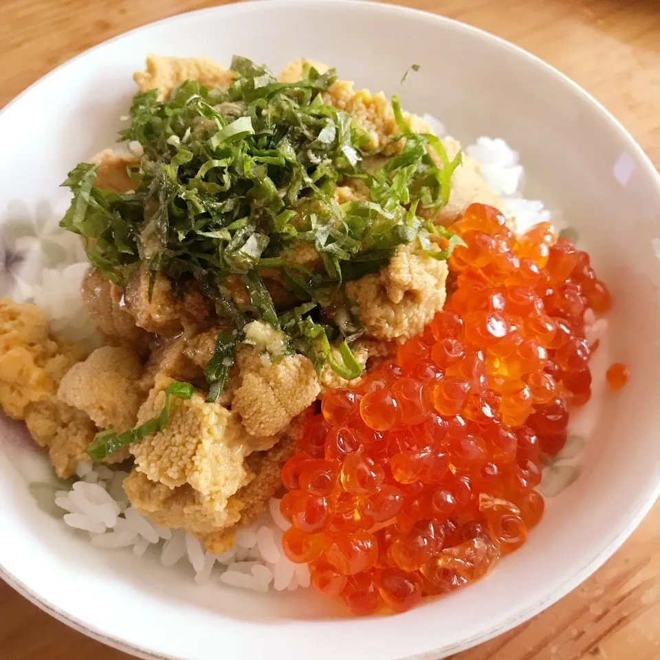 のっけただけ☆ウニいくら丼|このみんさん