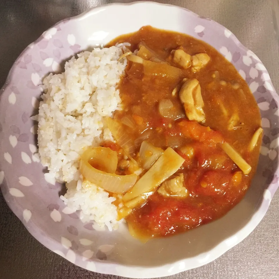 まねっこ★冷凍トマトチキンカレー|このみんさん