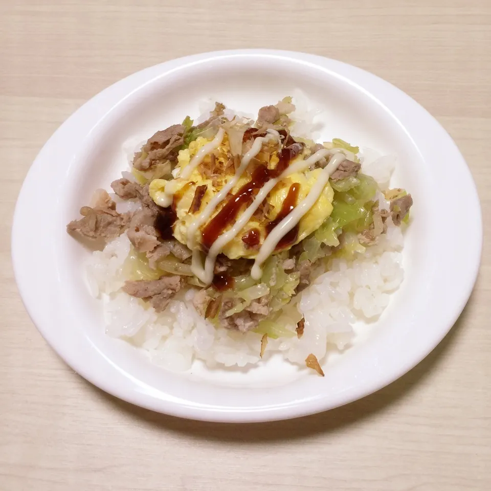 味はお好み焼きだけど。。。丼|このみんさん