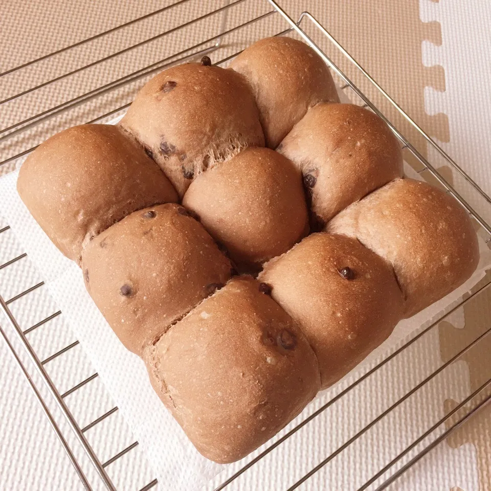 《ちぎりパン部》ココアチョコチップちぎりパン|このみんさん