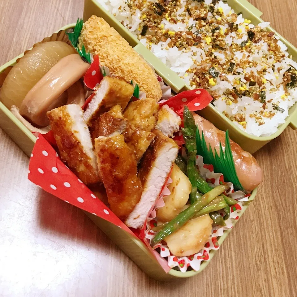 中3男子弁当♡豚味噌漬け|utaさん