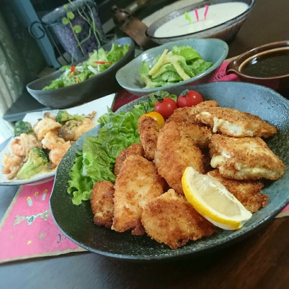 祝誕生日♡和風かおるチキンカツ他|まりおさん