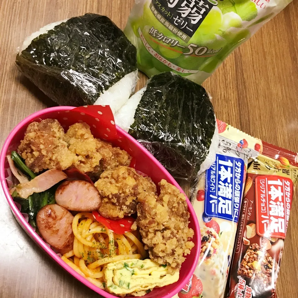 Snapdishの料理写真:中3男子弁当♡鶏の唐揚げ|utaさん