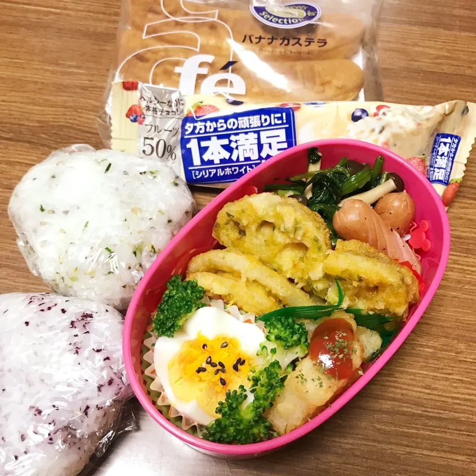 中2男子弁当♡蓮根はさみ揚げ|utaさん