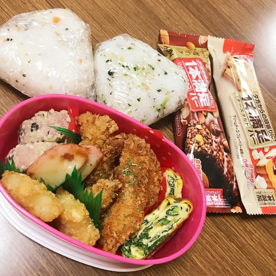 中2男子弁当♡海老フライ🍤|utaさん