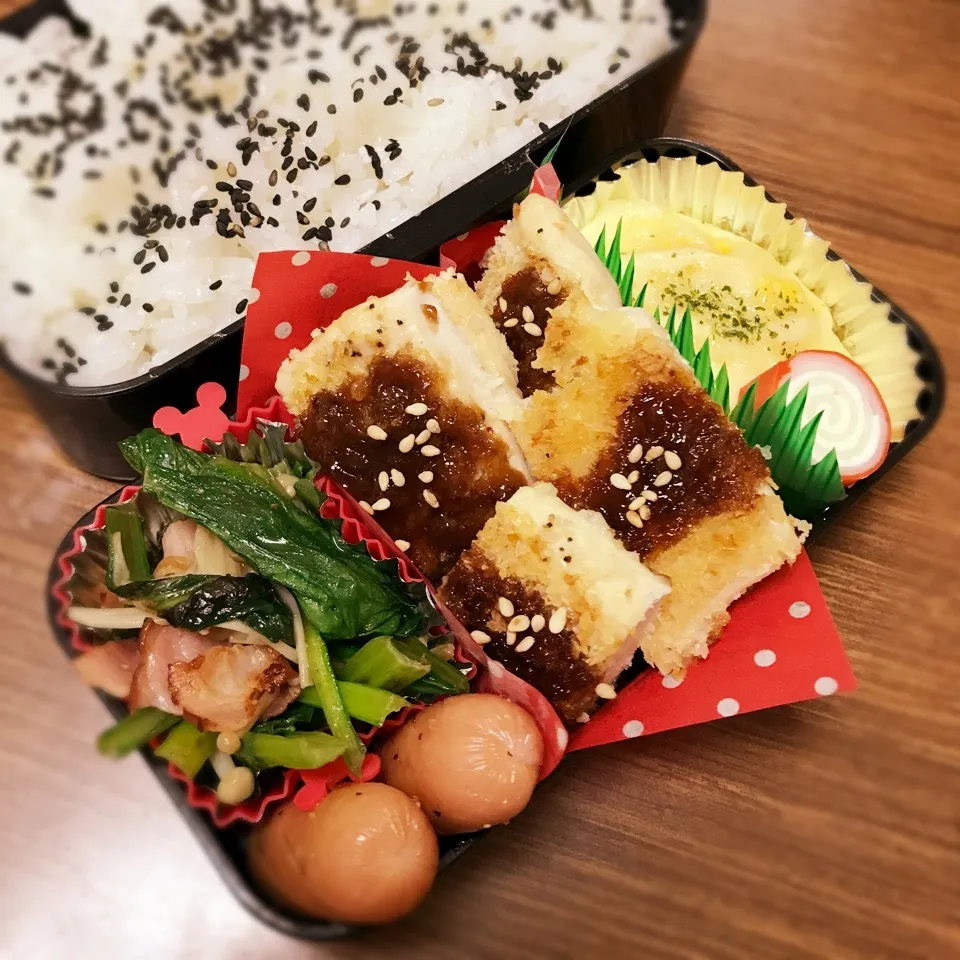 中2 男子弁当♡やわらかささみパン粉焼き|utaさん