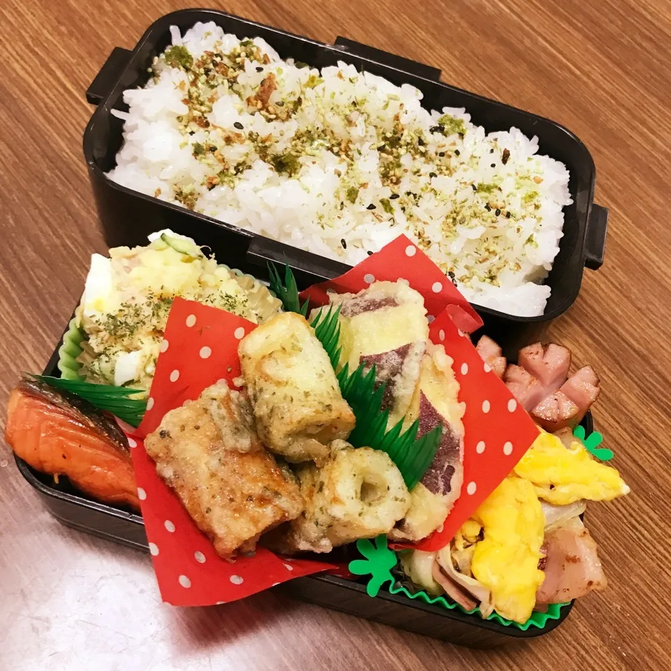 中2 男子弁当♡大寝坊‼︎15分弁当ー！|utaさん