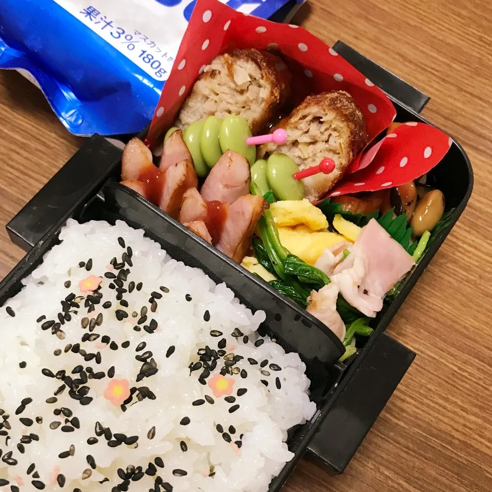 Snapdishの料理写真:中2 男子部活弁当♡|utaさん