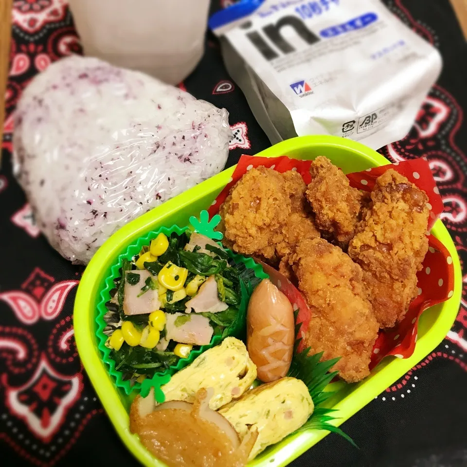 中2男子弁当♡また唐揚げッ‼︎|utaさん