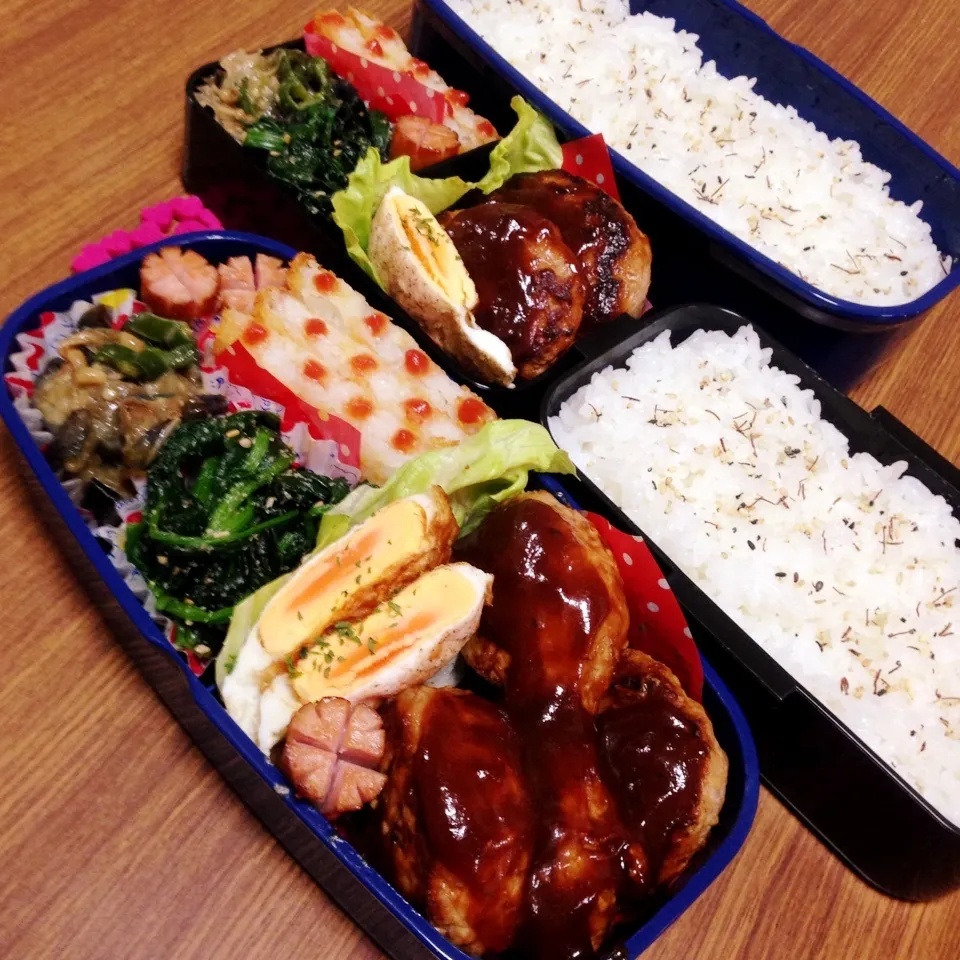 中2 & 高3 男子弁当♡267|utaさん