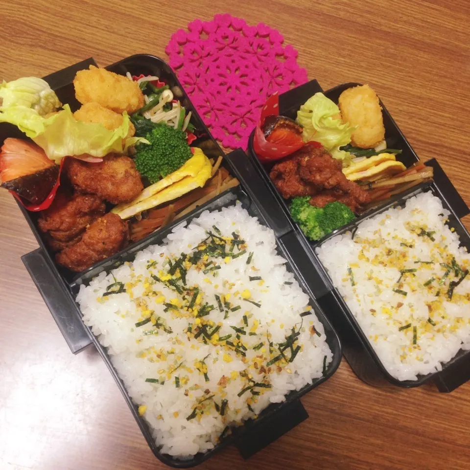 Snapdishの料理写真:中1 & 高2 男子弁当♡208|utaさん