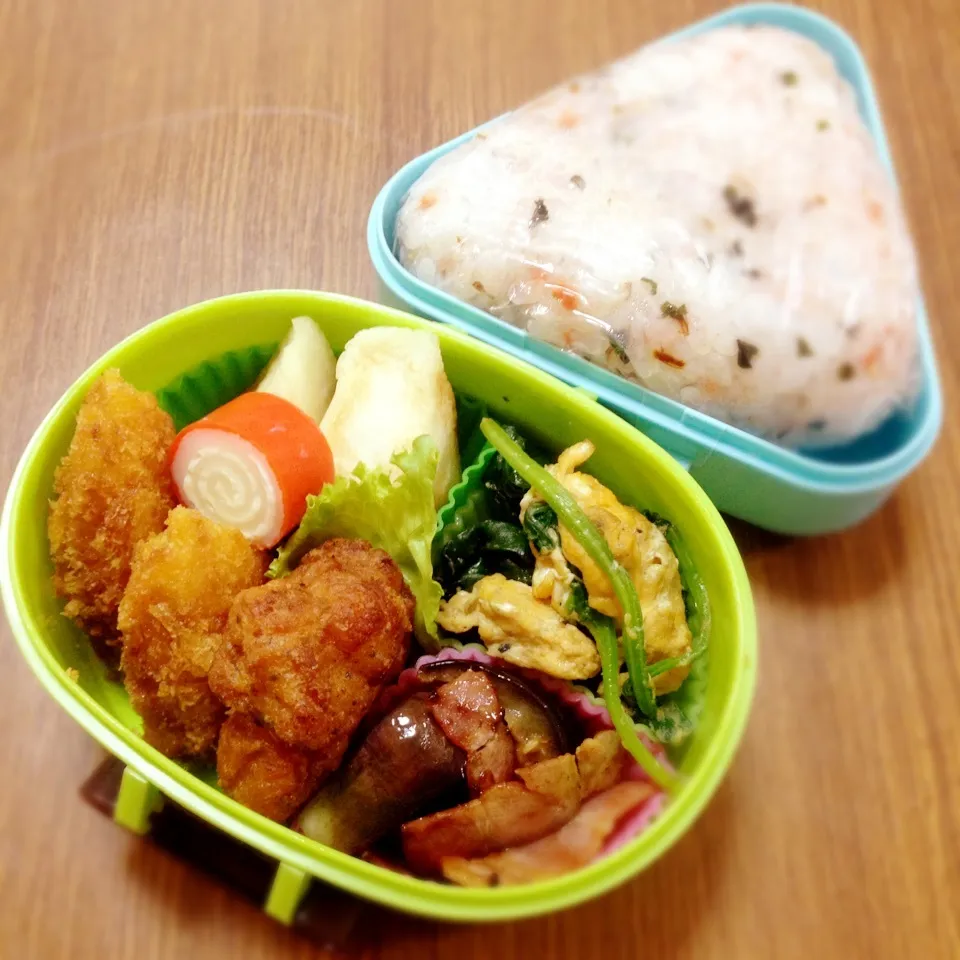 Snapdishの料理写真:中1男子弁当♡|utaさん