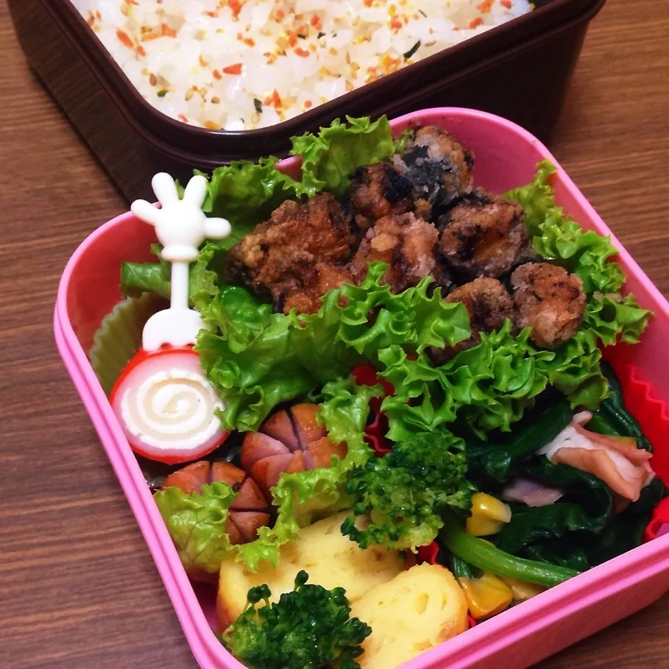 Snapdishの料理写真:チビ弁当♡|utaさん