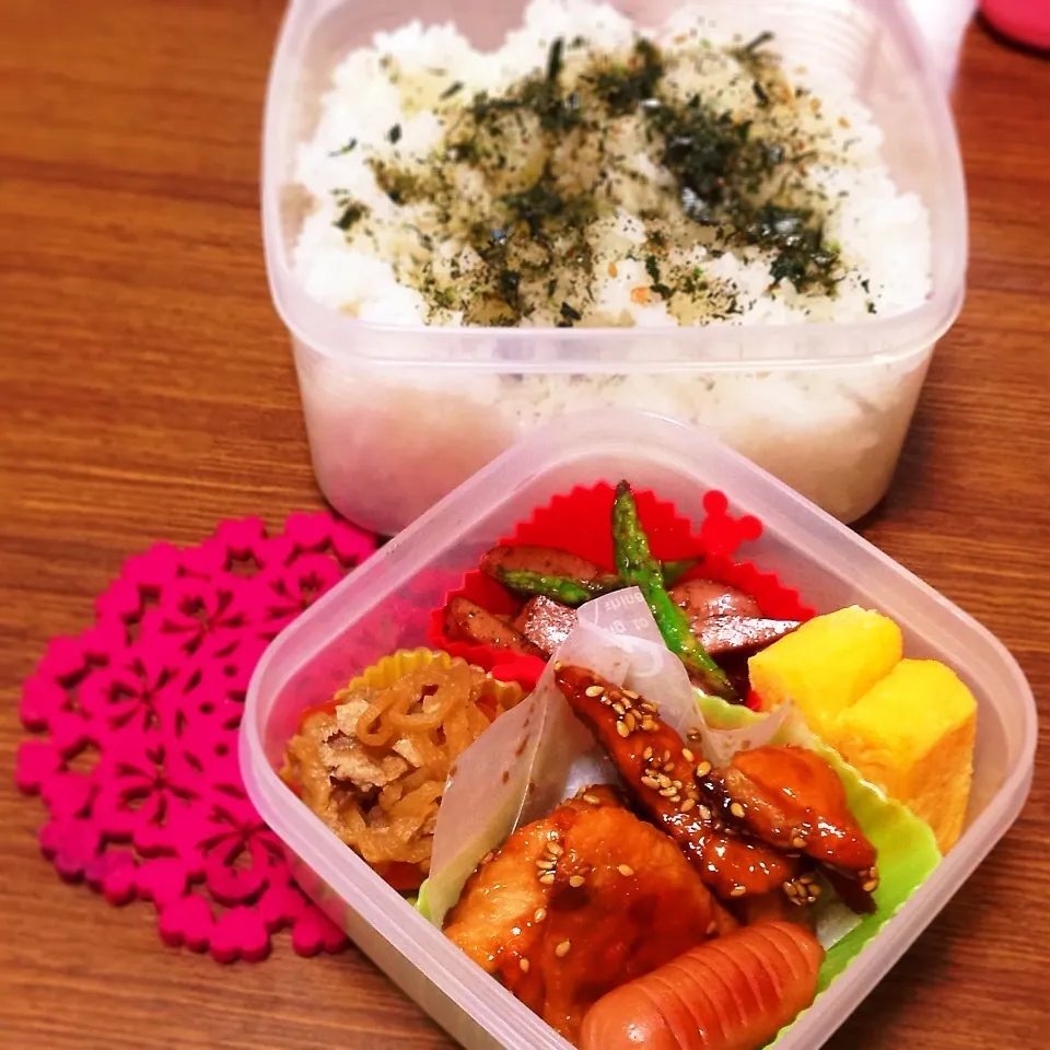 Snapdishの料理写真:男子高校生弁当♡67|utaさん