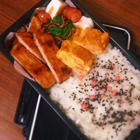 Snapdishの料理写真:男子中学生弁当♡|utaさん