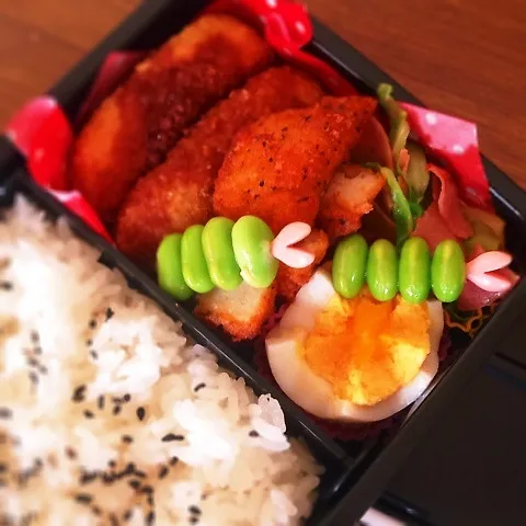 Snapdishの料理写真:男子中学生弁当♡|utaさん